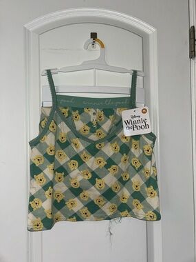 Winnie the Pooh Green and Yellow Tank and Shorts